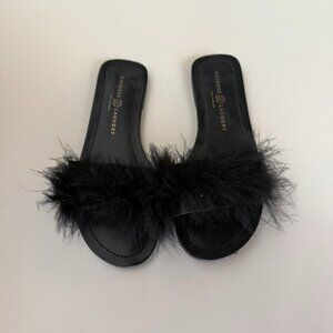 Feather Slip Ons/Sandals